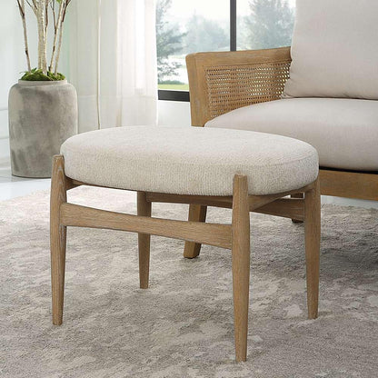 Uttermost - Acrobat Off-White Small Bench - 23736 veiw 4