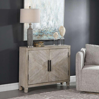 Uttermost - Adalind White Washed Accent Cabinet - 24873 veiw 3