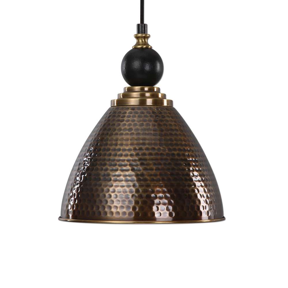 Uttermost - Adastra 1 Light Antique Brass Pendant - 22052 veiw 1