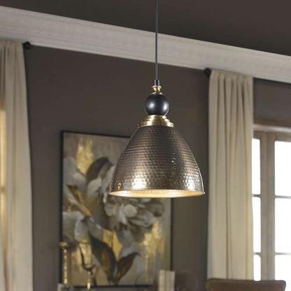Uttermost - Adastra 1 Light Antique Brass Pendant - 22052 veiw 3