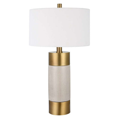 Uttermost - Adelia Ivory & Brass Table Lamp - 30124-1 veiw 3