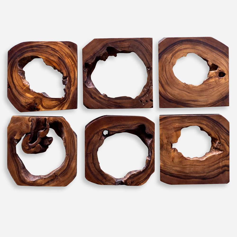 Uttermost - Adlai Wood Wall Art Set of 6 - 04207 veiw 1