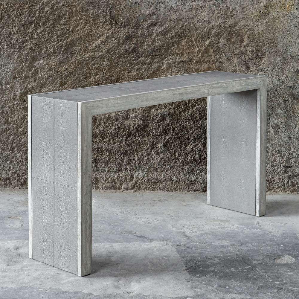 Uttermost - Aerina Aged Gray Console Table - 25483 veiw 2