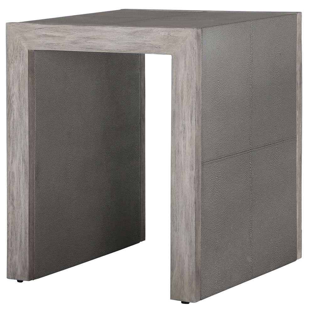 Uttermost - Aerina Modern Gray End Table - 25214 veiw 2