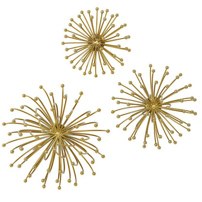 Uttermost - Aga Gold Metal Wall Decor (Set of 3) - 04337 veiw 1