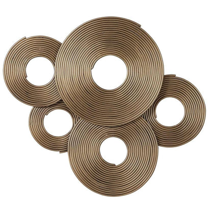 Uttermost - Ahmet Gold Rings Wall Decor - 04201 veiw 1
