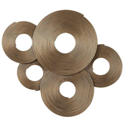 Uttermost - Ahmet Gold Rings Wall Decor - 04201 veiw 1