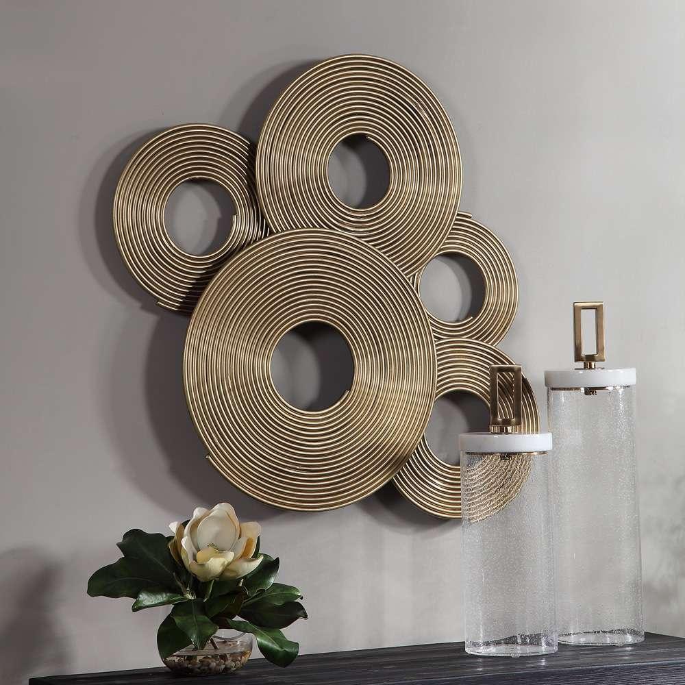 Uttermost - Ahmet Gold Rings Wall Decor - 04201 veiw 2