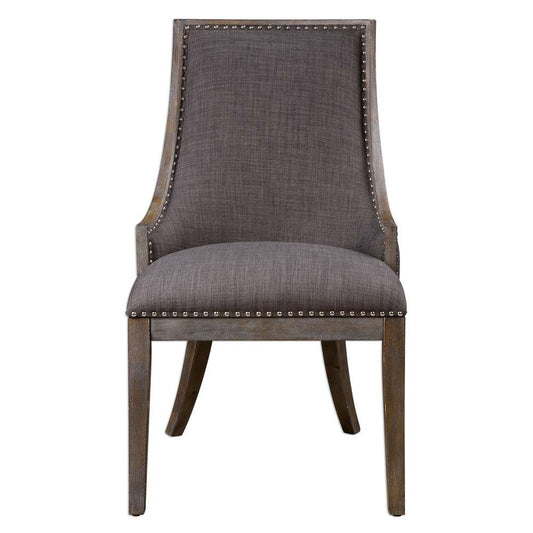 Uttermost - Aidrian Charcoal Gray Accent Chair - 23305 veiw 1