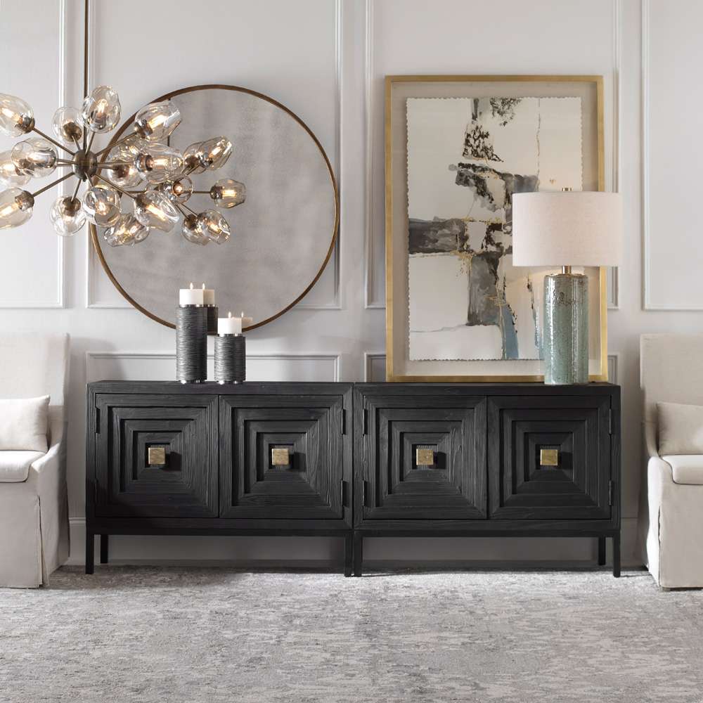 Uttermost - Aiken Dark Walnut 2 Door Cabinet - 24916 veiw 3