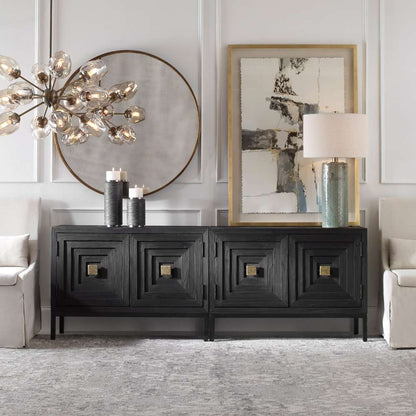 Uttermost - Aiken Dark Walnut 2 Door Cabinet - 24916 veiw 3