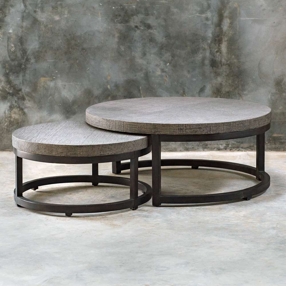 Uttermost - Aiyara Gray Nesting Tables (Set of 2) - 25882 veiw 2