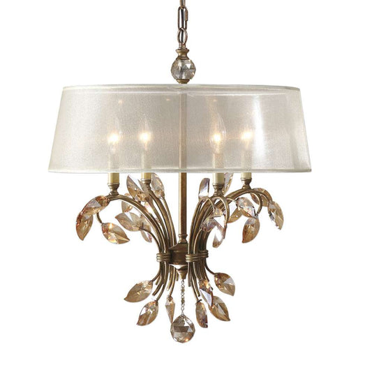 Uttermost - Alenya 4 Light Gold Metal Chandelier - 21245 veiw 1