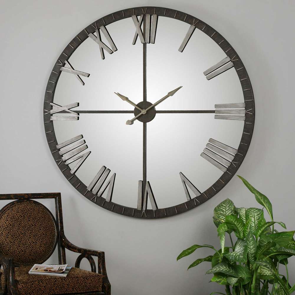 Uttermost - Amelie Large Bronze Wall Clock - 06419 veiw 2