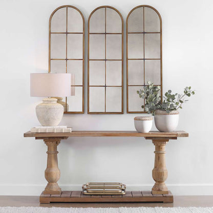 Uttermost - Amiel Arched Brown Mirror - 13463-P veiw 4