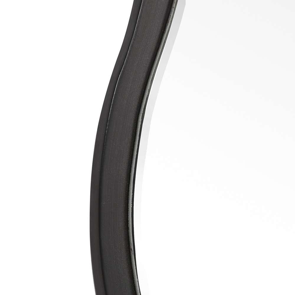 Uttermost - Aneta Black Round Mirror - 09693 veiw 3
