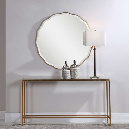 Uttermost - Aneta Gold Round Mirror - 09611 veiw 3