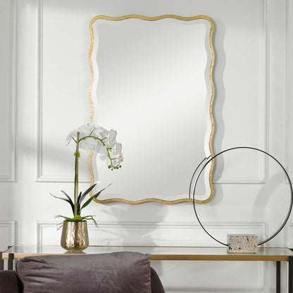 Uttermost - Aneta Gold Scalloped Mirror - 09827 veiw 4