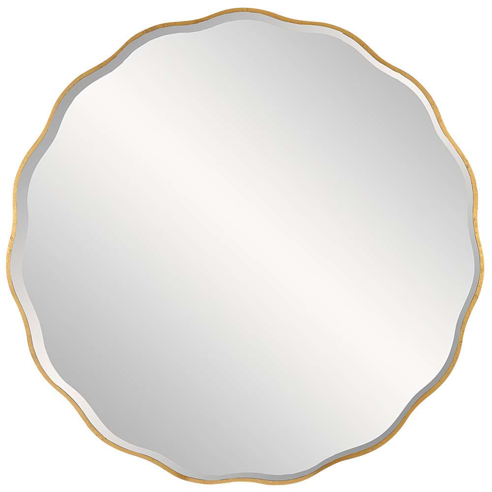 Uttermost - Aneta Large Gold Round Mirror - 09943 veiw 1
