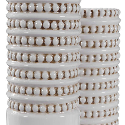 Uttermost - Angelou White Vases, Set/2 - 17570 veiw 3