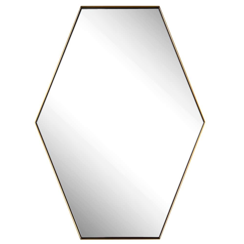 Uttermost - Ankara Brass Hexagon Mirror - 09894 veiw 1