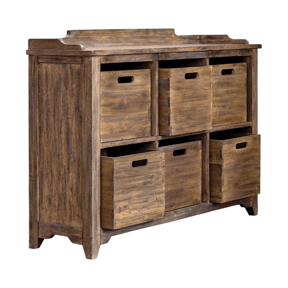 Uttermost - Ardusin Driftwood Hobby Cupboard - 25877 veiw 3