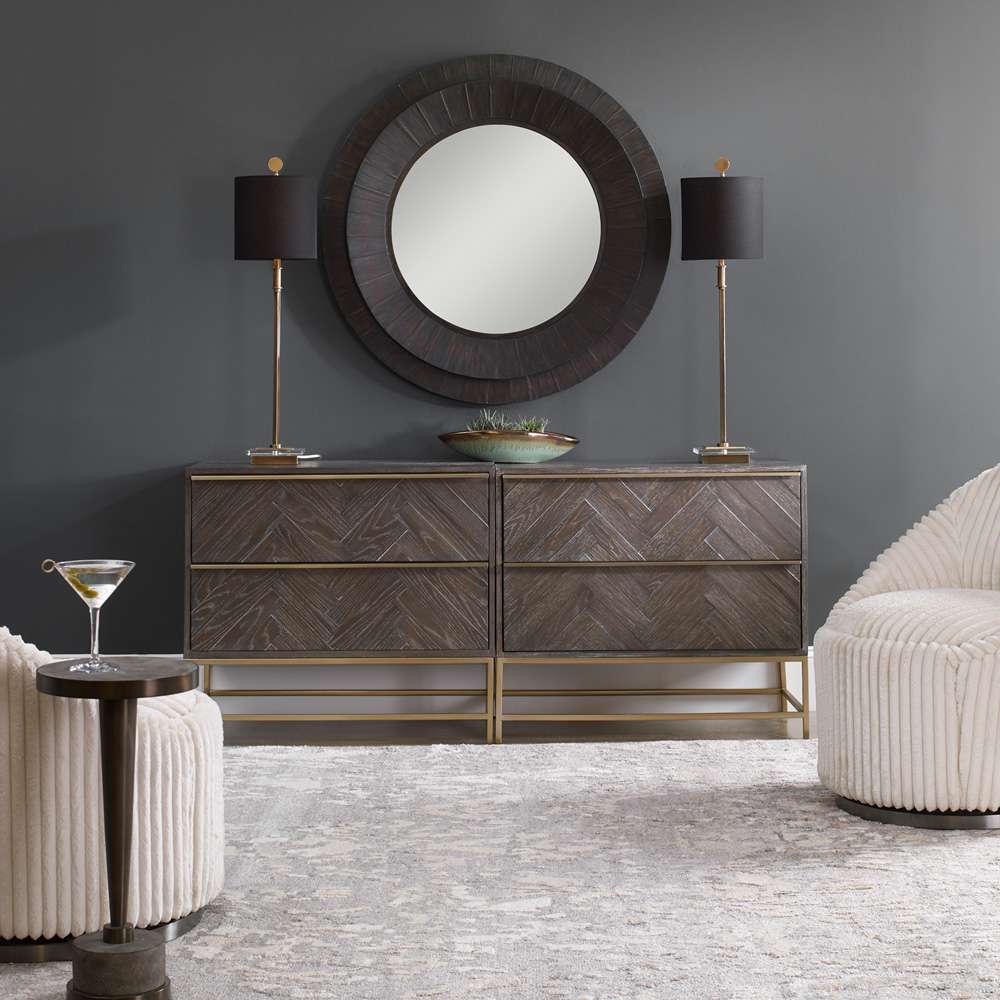 Uttermost - Armistead Dark Walnut Drawer Chest - 25376 veiw 3