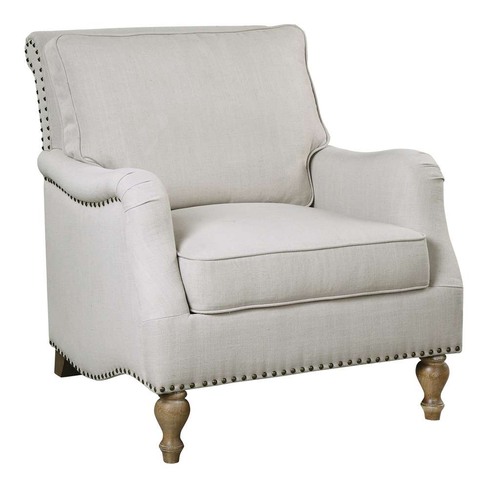 Uttermost - Armstead Antique White Armchair - 23291 veiw 3