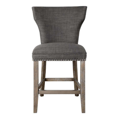 Uttermost - Arnaud Charcoal Counter Stool - 23433 veiw 1