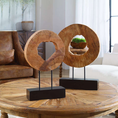Uttermost - Ashlea Wooden Sculptures (Set of 2) - 19822 veiw 4
