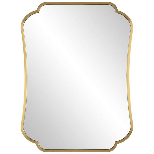 Uttermost - Athena Brushed Brass Mirror - 09904 veiw 1