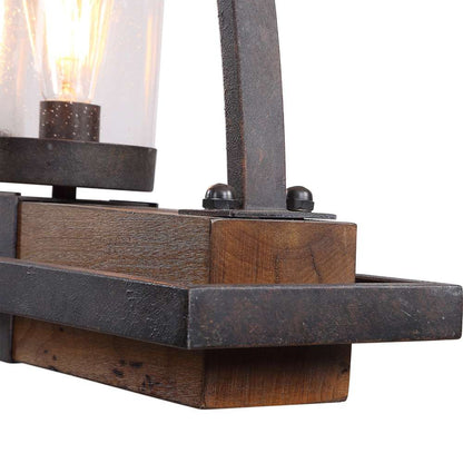 Uttermost - Atwood 5 Light Rustic Linear Chandelier  - 21328 veiw 3