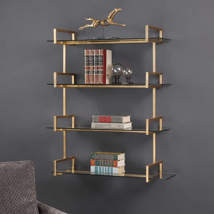 Uttermost - Auley Gold Wall Shelf - 04038 veiw 2