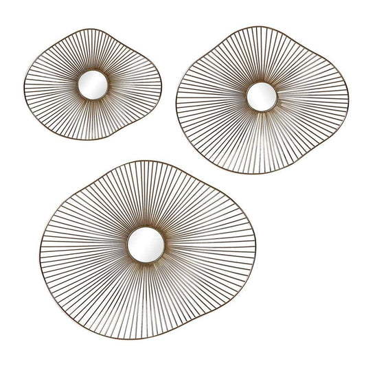 Uttermost - Avarie Gold Metal Wall Art Set/3 - 04182 veiw 1