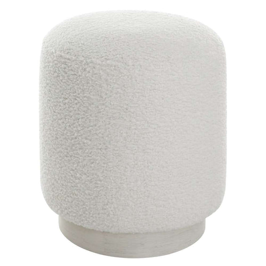 Uttermost - Avila White Ottoman - 23743 veiw 1