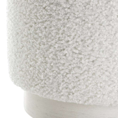 Uttermost - Avila White Ottoman - 23743 veiw 2