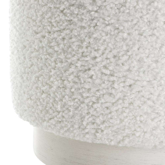 Uttermost - Avila White Ottoman - 23743 veiw 2