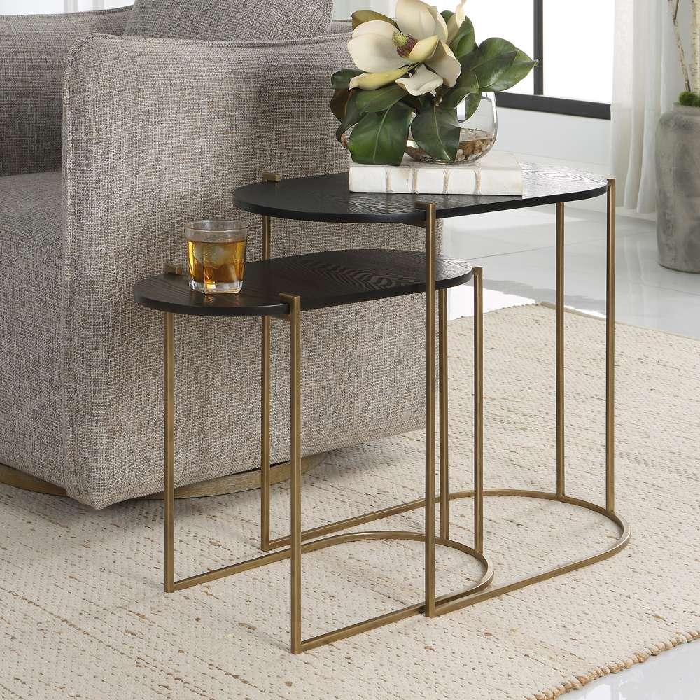 Uttermost - Aztec Wood Nesting Tables, Set/2 - 22882 veiw 4