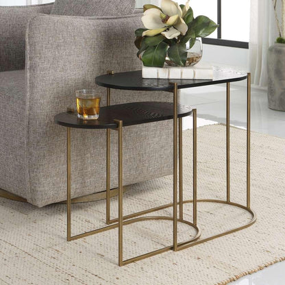 Uttermost - Aztec Wood Nesting Tables, Set/2 - 22882 veiw 4