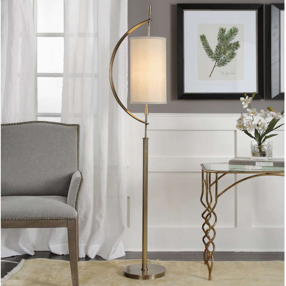 Uttermost - Balaour Antique Brass Floor Lamp - 28151-1 veiw 2