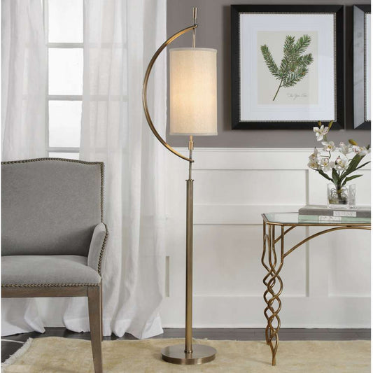 Uttermost - Balaour Antique Brass Floor Lamp - 28151-1 veiw 2