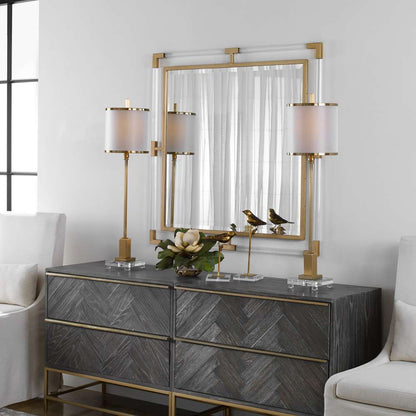Uttermost - Balkan Golden Square Mirror - 09714 veiw 2