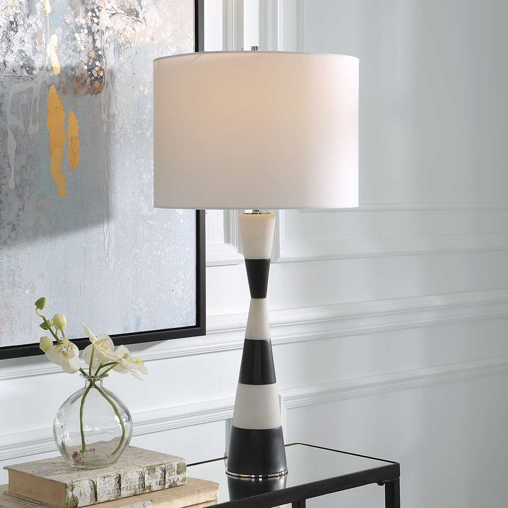 Uttermost - Bandeau Banded Stone Table Lamp - 30165-1 veiw 4