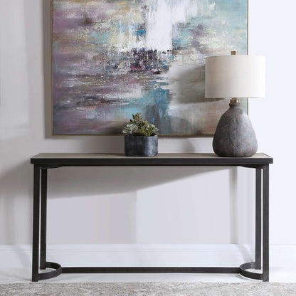 Uttermost - Basuto Steel Console Table - 24951 veiw 4