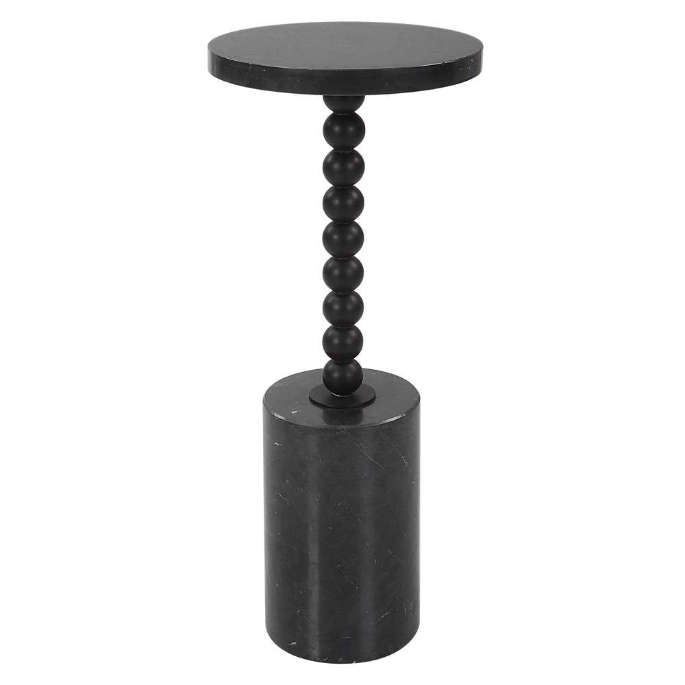 Uttermost - Bead Black Marble Drink Table - 25238 veiw 1