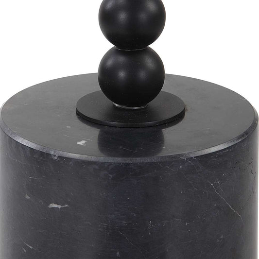 Uttermost - Bead Black Marble Drink Table - 25238 veiw 2