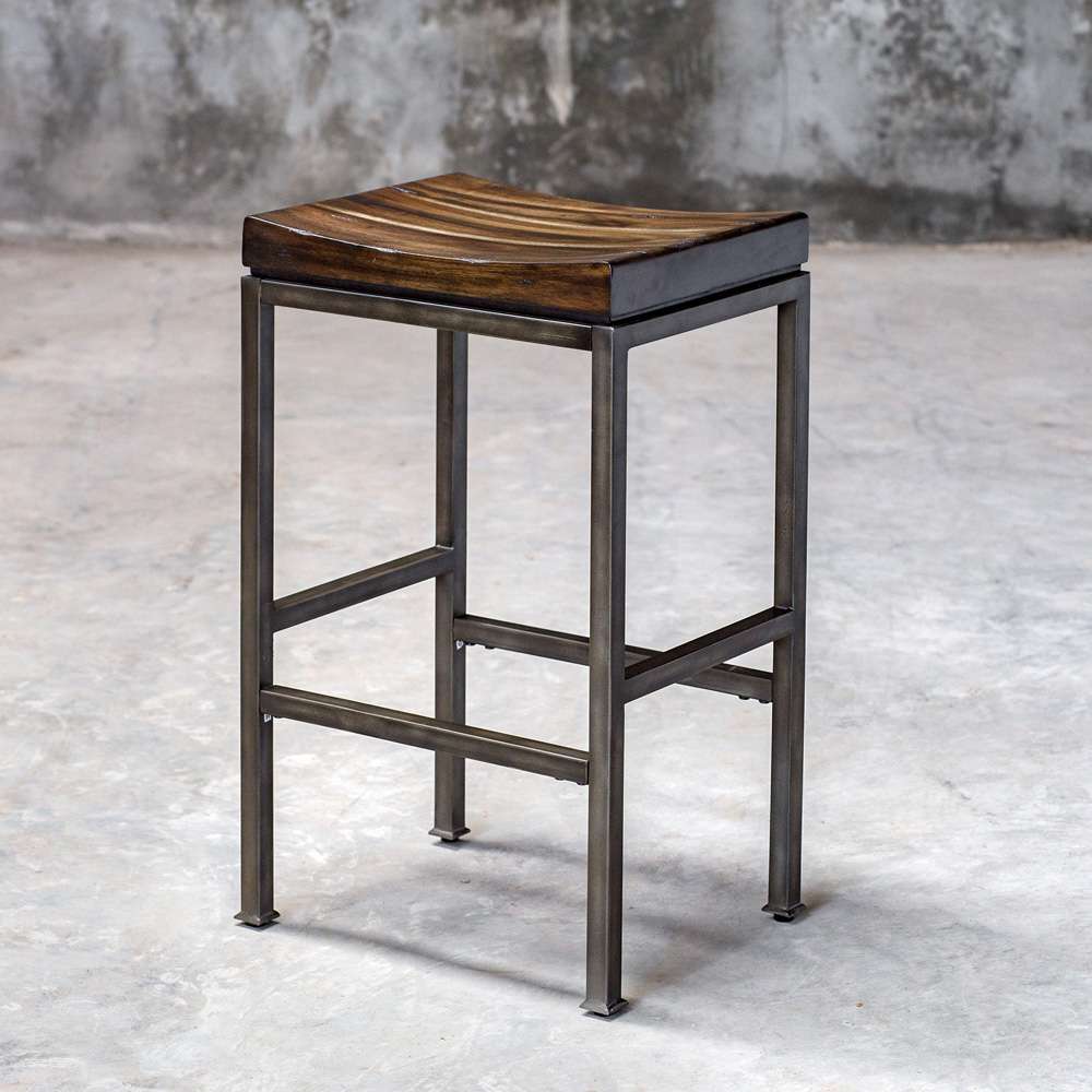 Uttermost - Beck Industrial Bar Stool - 25893 veiw 2