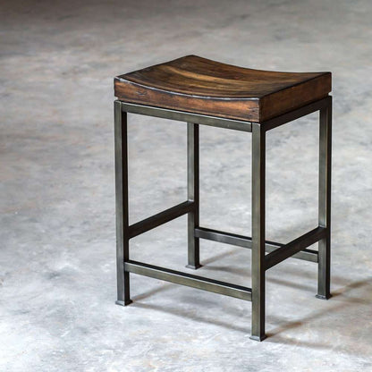Uttermost - Beck Wood Counter Stool - 25441 veiw 4