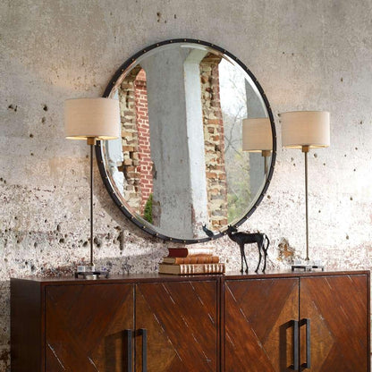 Uttermost - Benedo Round Mirror - 09456 veiw 3