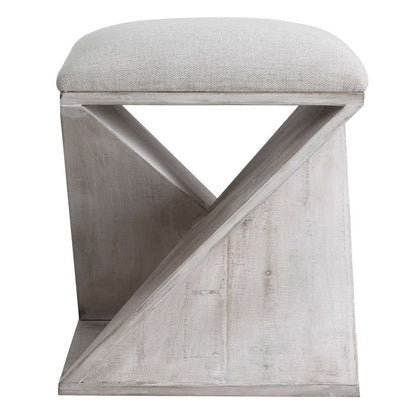 Uttermost - Benue Gray Ottoman - 23559 veiw 3